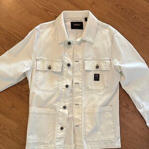 Deus Ex Machina White Chore Coat Jacket Like New